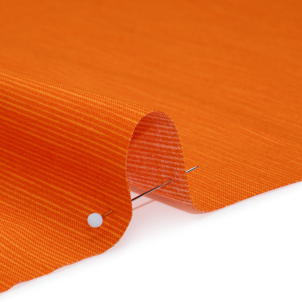 Printed Quilting Cotton by Heather Bailey for FIGO Studio - Tangerine Fine Line Striations - Pop Sugar Collection - Full
