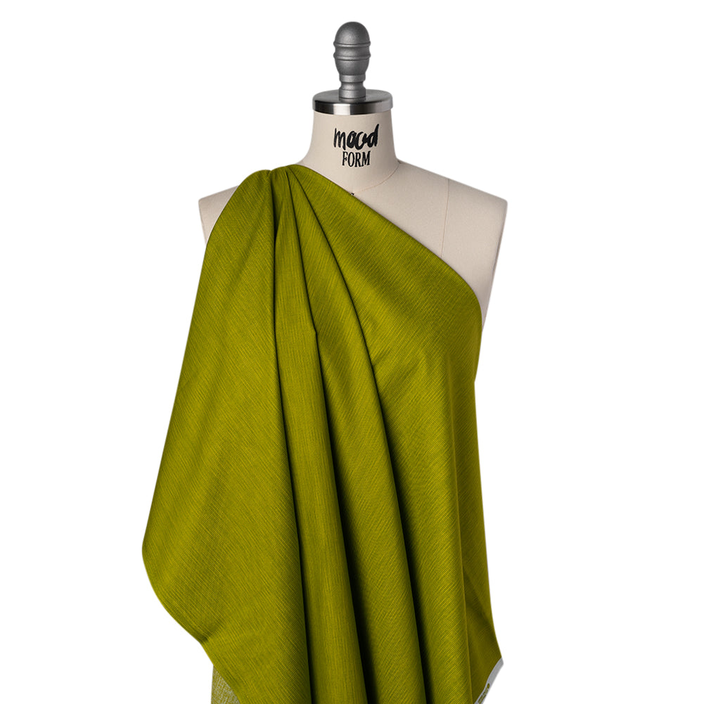 Printed Quilting Cotton by Heather Bailey for FIGO Studio - Grass Fine Line Striations - Pop Sugar Collection - Folded