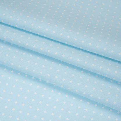 Printed Quilting Cotton by Heather Bailey for FIGO Studio - Sky Lottie Dot Square Polka Dots - Pop Sugar Collection Detail