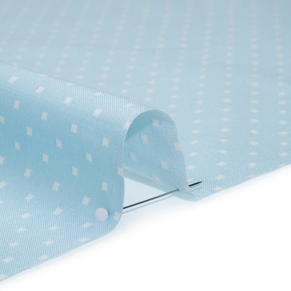 Printed Quilting Cotton by Heather Bailey for FIGO Studio - Sky Lottie Dot Square Polka Dots - Pop Sugar Collection Full