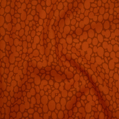 Printed Quilting Cotton by Heather Bailey for FIGO Studio - Persimmon Skipping Stones Abstract Circles - Pop Sugar Collection
