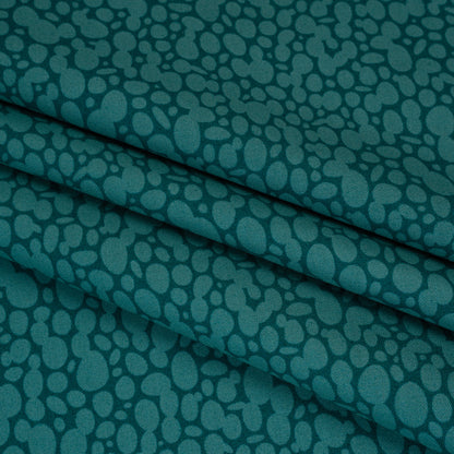 Printed Quilting Cotton by Heather Bailey for FIGO Studio - Slate Skipping Stones Abstract Circles - Pop Sugar Collection