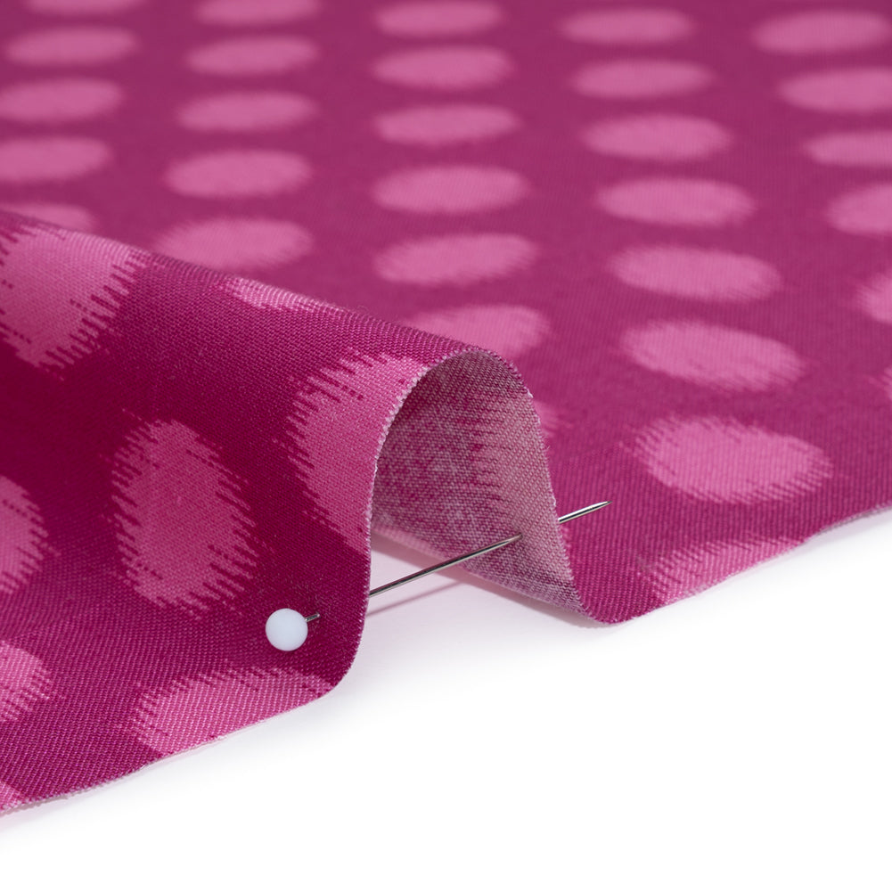 Printed Quilting Cotton by Heather Bailey for FIGO Studio - Violet Top Dot Ikat Polka Dots - Pop Sugar Collection - Full - Image 4 of 6