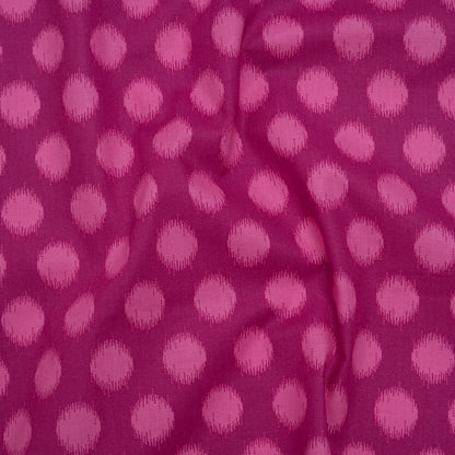Printed Quilting Cotton by Heather Bailey for FIGO Studio - Violet Top Dot Ikat Polka Dots - Pop Sugar Collection