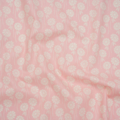 Printed Quilting Cotton by Heather Bailey for FIGO Studio - Blush Upsy Daisy Floral - Pop Sugar Collection Drape