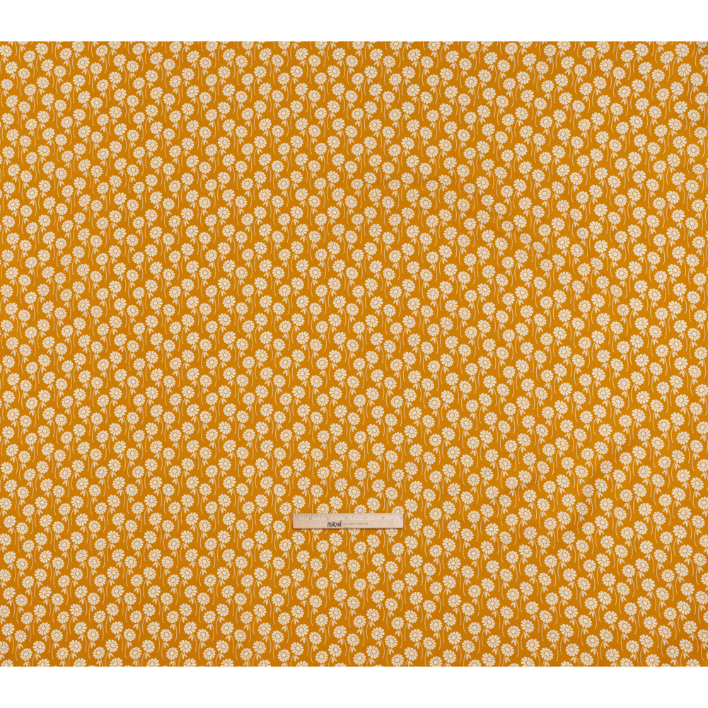 Printed Quilting Cotton by Heather Bailey for FIGO Studio - Butterscotch Upsy Daisy Floral - Pop Sugar Collection - Full - Image 5 of 6