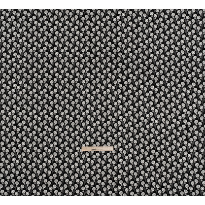 Printed Quilting Cotton by Heather Bailey for FIGO Studio - Licorice Upsy Daisy Floral - Pop Sugar Collection