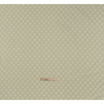 Printed Quilting Cotton by Heather Bailey for FIGO Studio - Dove Woven Grid Lines - Pop Sugar Collection