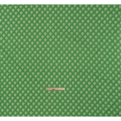 Printed Quilting Cotton by Heather Bailey for FIGO Studio - Jade Woven Grid Lines- Pop Sugar Collection