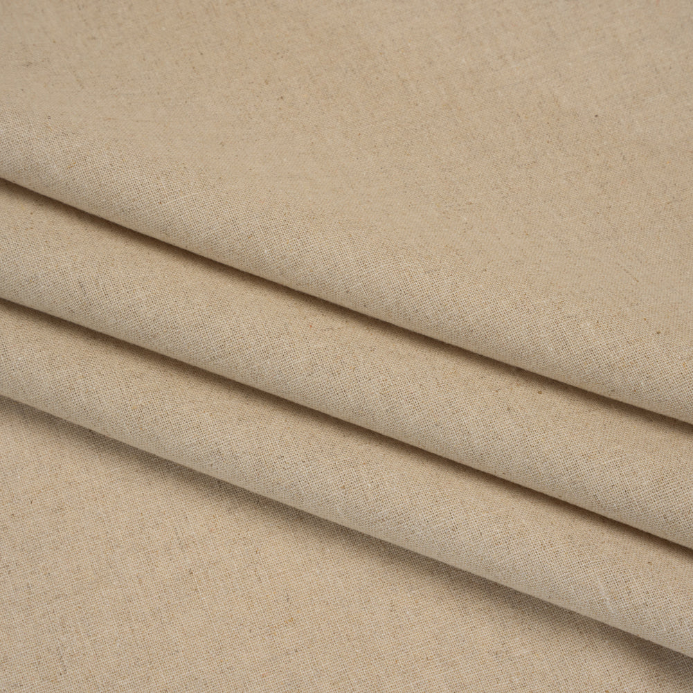 Cotton and Linen Quilting Woven by FIGO Studio - Natural - Tint Collection - Folded