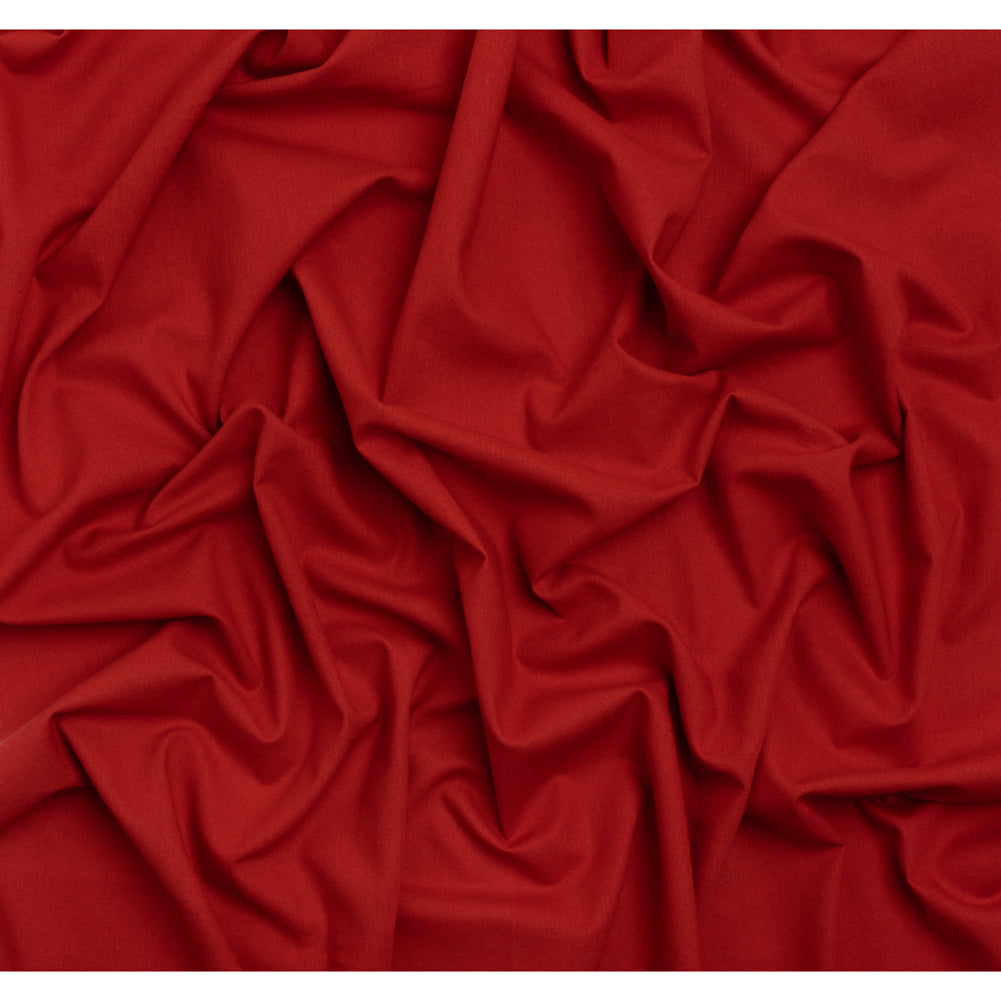 Cotton and Linen Quilting Woven by FIGO Studio - Red - Tint Collection