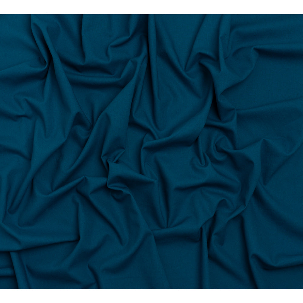 Cotton and Linen Quilting Woven by FIGO Studio - Teal - Tint Collection