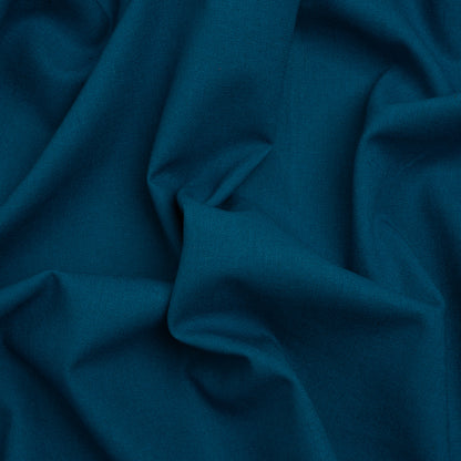 Cotton and Linen Quilting Woven by FIGO Studio - Teal - Tint Collection