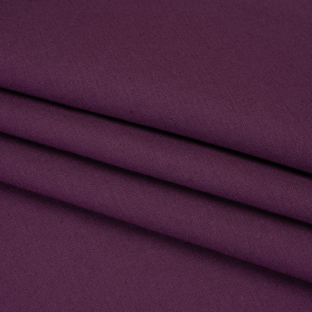 Cotton and Linen Quilting Woven by FIGO Studio - Purple - Tint Collection - Folded