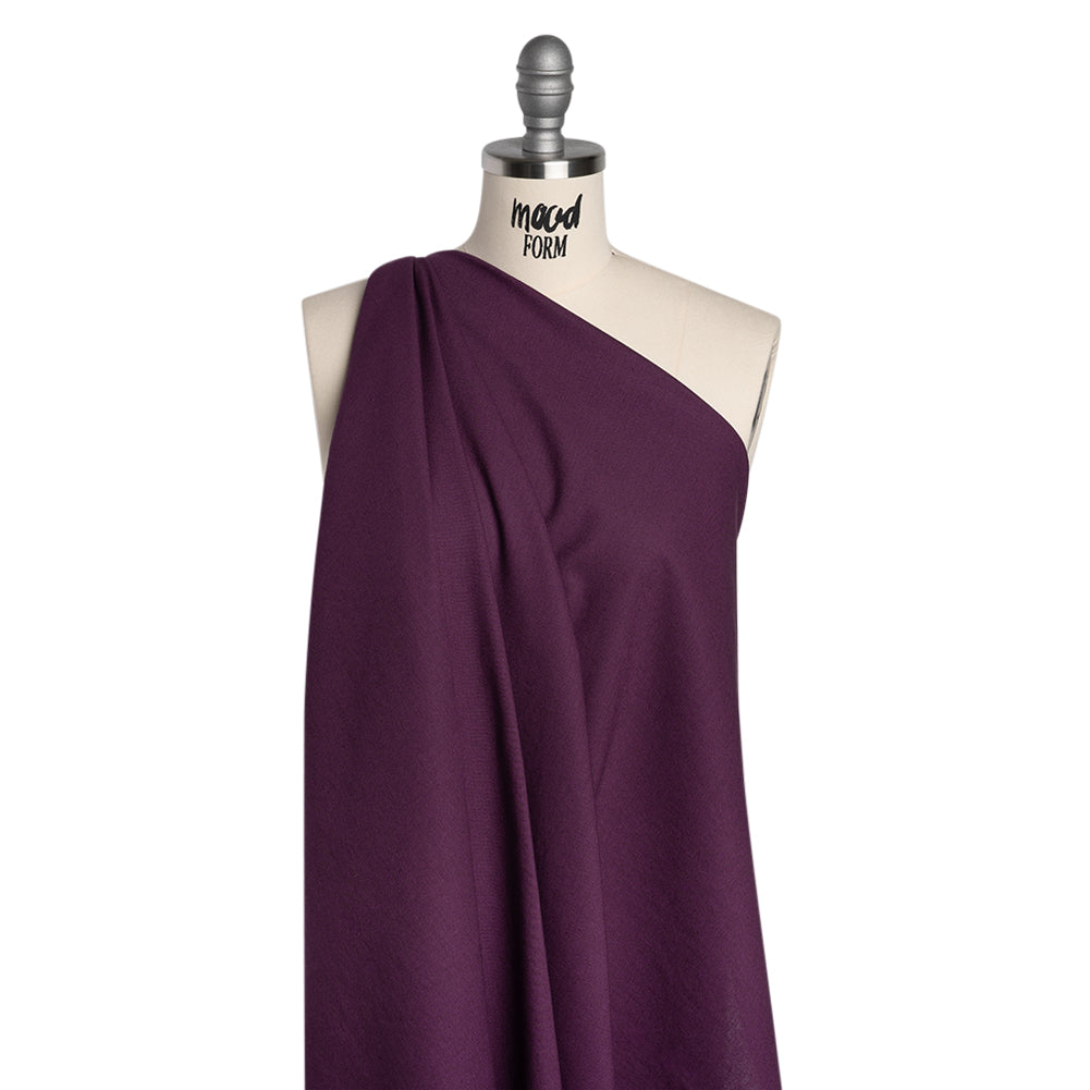 Cotton and Linen Quilting Woven by FIGO Studio - Purple - Tint Collection - Drape