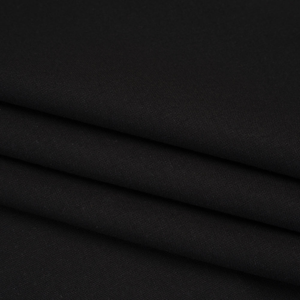 Cotton and Linen Quilting Woven by FIGO Studio - Black - Tint Collection