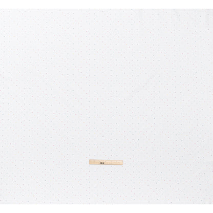 Printed Quilting Cotton by Ghazal Razavi for FIGO Studio - Rainbow and White Ditsy Dots- Dovetail Collection Full