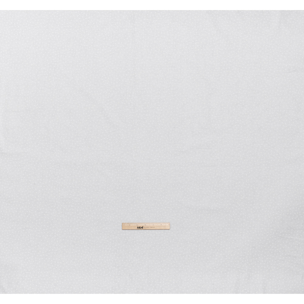 Printed Quilting Cotton by Ghazal Razavi for FIGO Studio - White on White Magnets - Dovetail Collection Full
