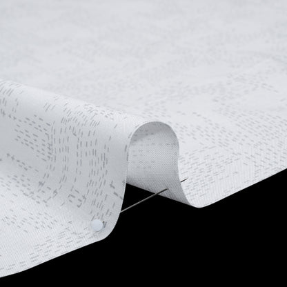 Printed Quilting Cotton by Ghazal Razavi for FIGO Studio - White and Gray Stitches - Dovetail Collection