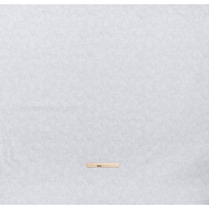 Printed Quilting Cotton by Ghazal Razavi for FIGO Studio - White and Gray Stitches - Dovetail Collection