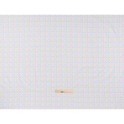 Printed Quilting Cotton by Ghazal Razavi for FIGO Studio - Pastel Rainbow and White Diamonds - Dovetail Collection Full