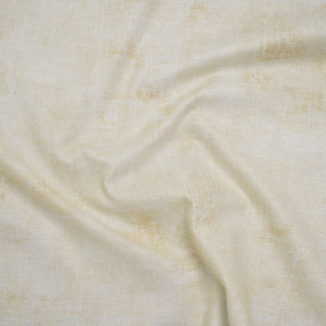 Printed Quilting Cotton by Northcott - French Vanilla Painterly Texture - Canvas Collection Drape