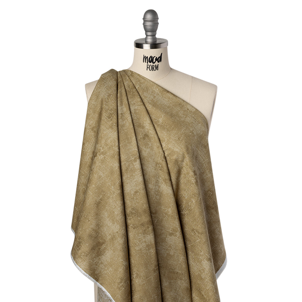 Printed Quilting Cotton by Northcott - Brown Rice Painterly Texture - Canvas Collection - Folded