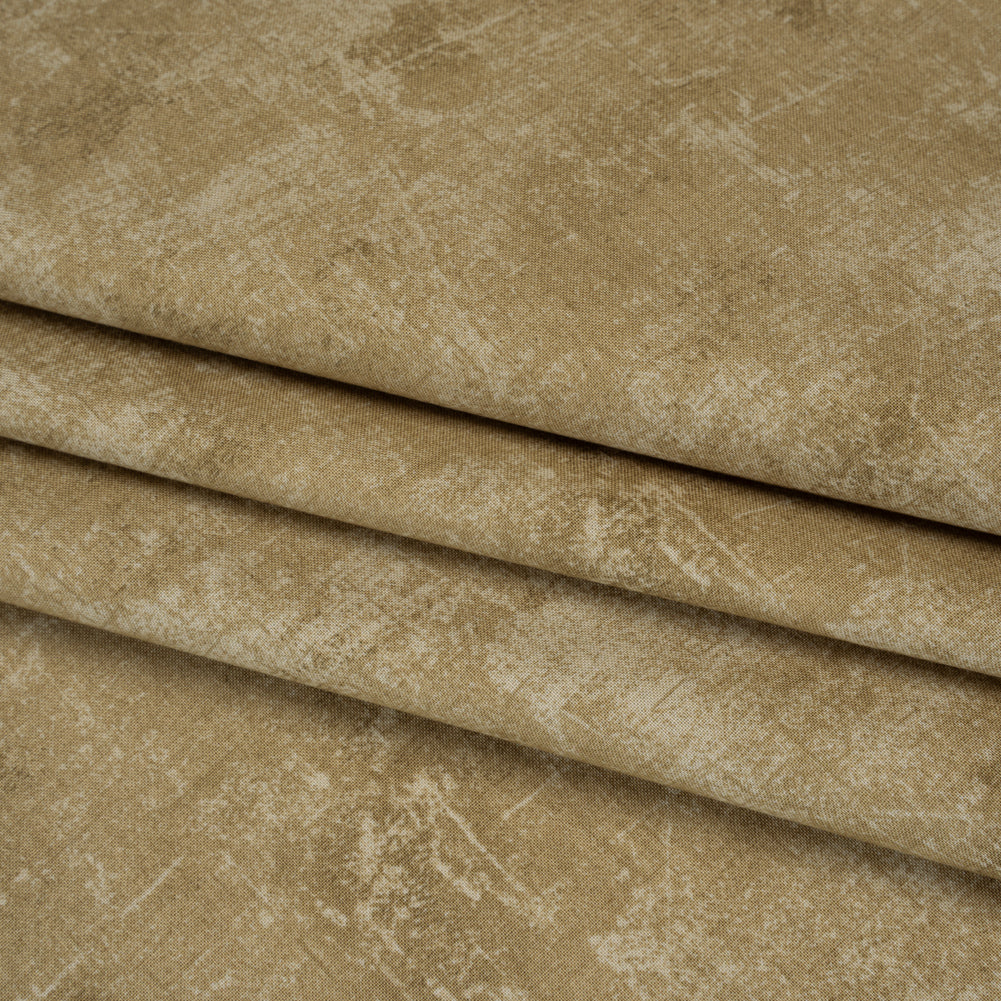 Printed Quilting Cotton by Northcott - Brown Rice Painterly Texture - Canvas Collection - Detail