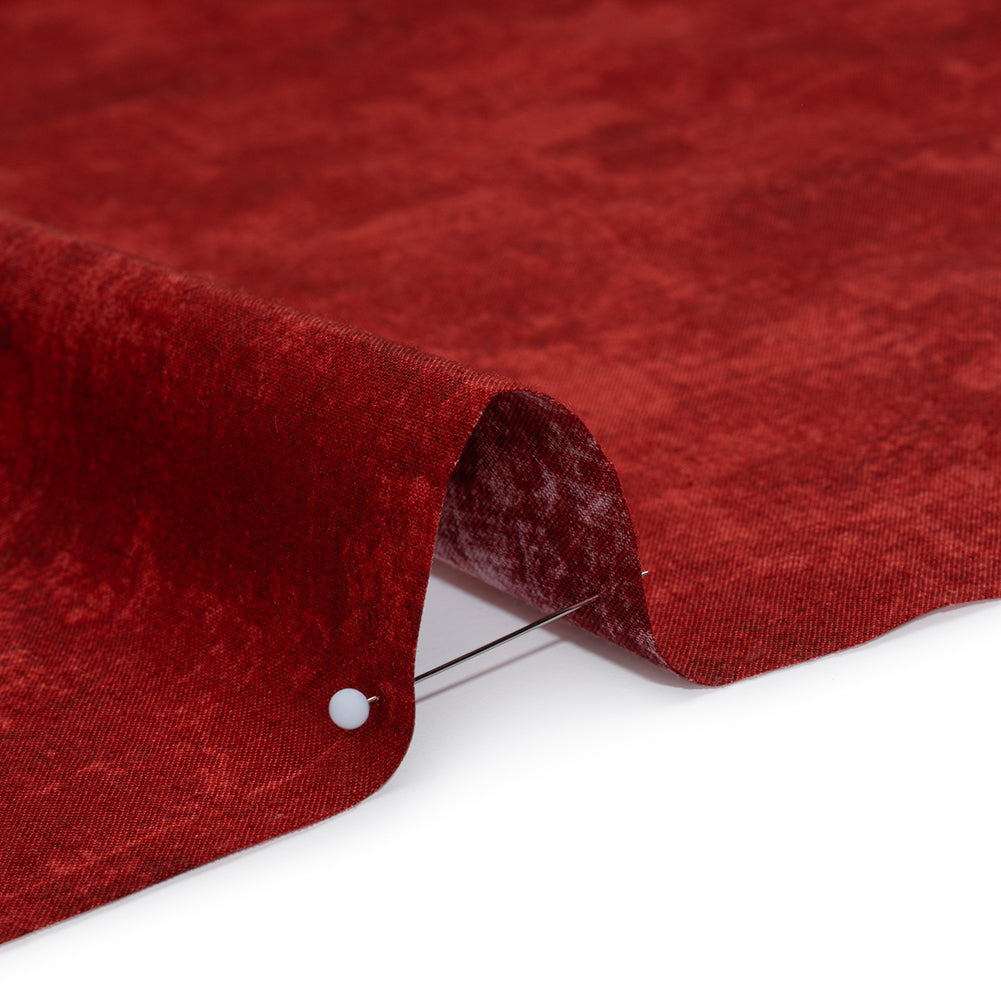 Printed Quilting Cotton by Northcott - Merlot Painterly Texture - Canvas Collection - Full