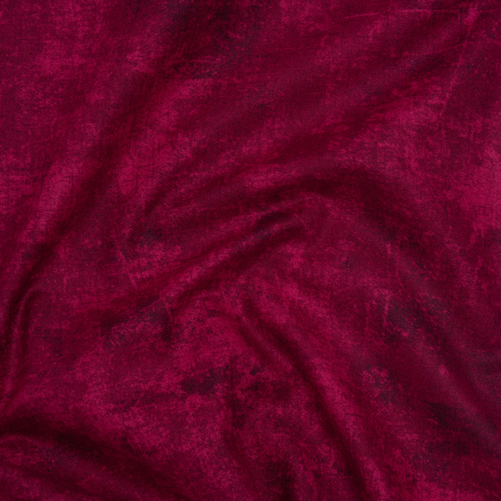 Printed Quilting Cotton by Northcott - Sangria Painterly Texture - Canvas Collection Drape