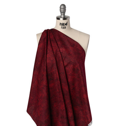 Printed Quilting Cotton by Northcott - Cabernet Painterly Texture - Canvas Collection Folded
