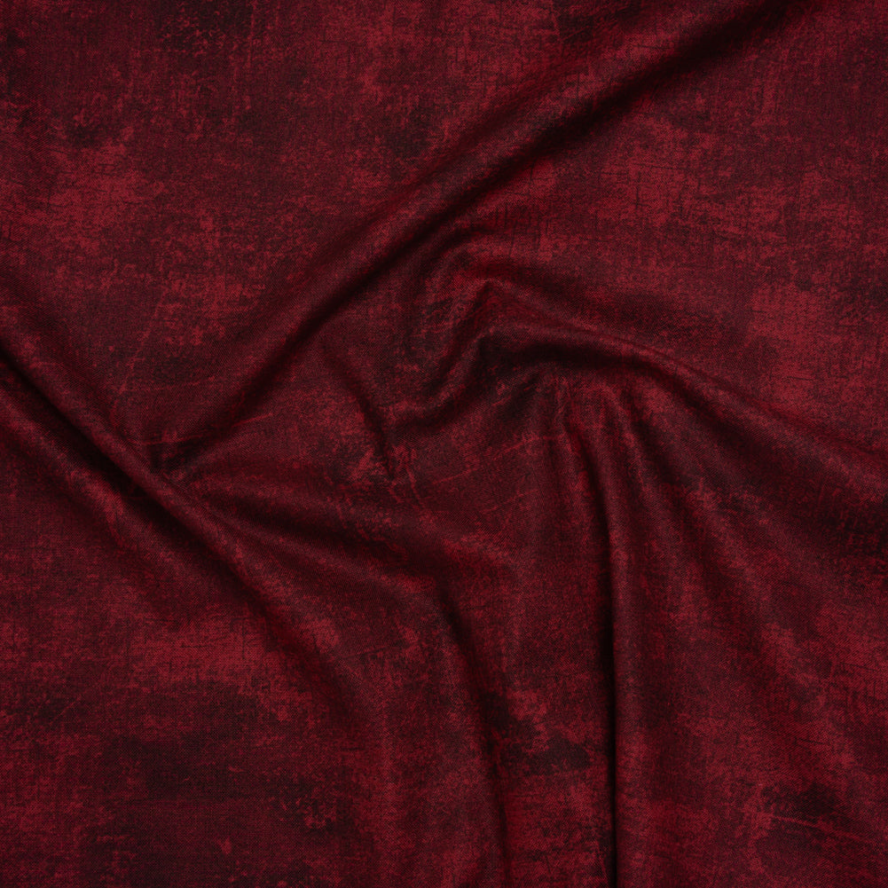 Printed Quilting Cotton by Northcott - Cabernet Painterly Texture - Canvas Collection Drape