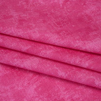 Printed Quilting Cotton by Northcott - Hot Pink Painterly Texture - Canvas Collection