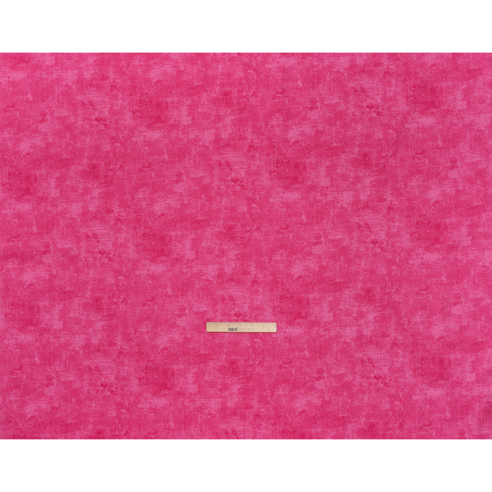 Printed Quilting Cotton by Northcott - Hot Pink Painterly Texture - Canvas Collection