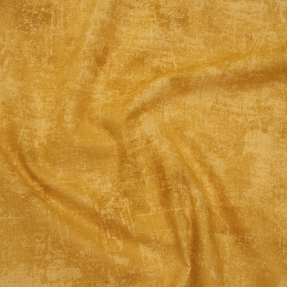 Printed Quilting Cotton by Northcott - Curry Painterly Texture - Canvas Collection Drape