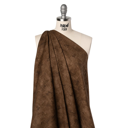 Printed Quilting Cotton by Northcott - Swiss Chocolate Painterly Texture - Canvas Collection