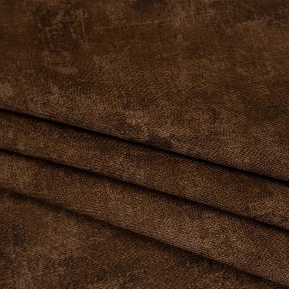 Printed Quilting Cotton by Northcott - Swiss Chocolate Painterly Texture - Canvas Collection