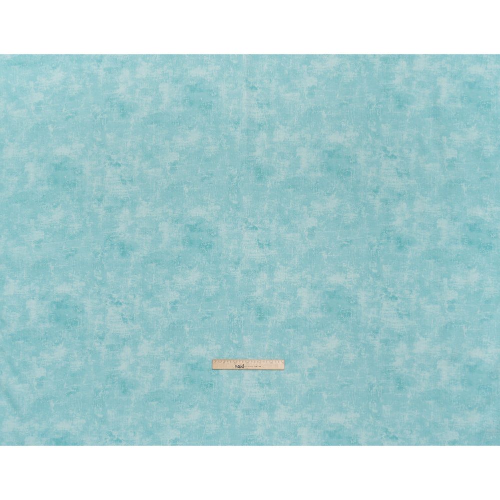 Printed Quilting Cotton by Northcott - Robins Egg Painterly Texture - Canvas Collection - Full - Image 4 of 6