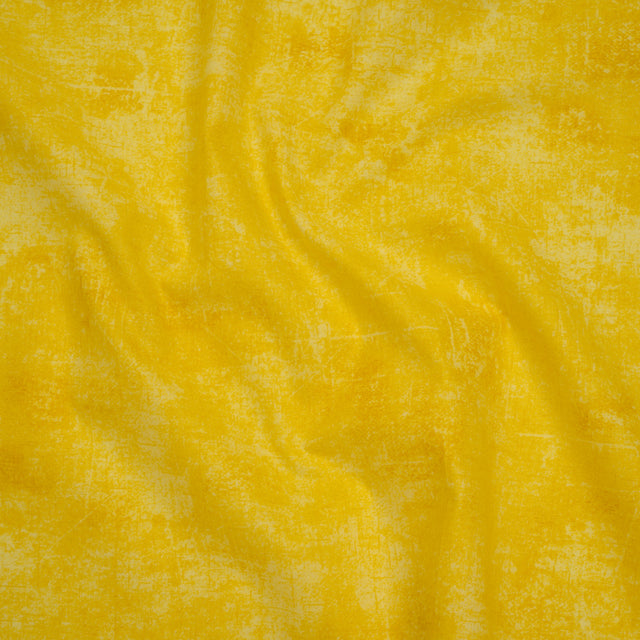 Printed Quilting Cotton by Northcott - Canary Painterly Texture - Canvas Collection