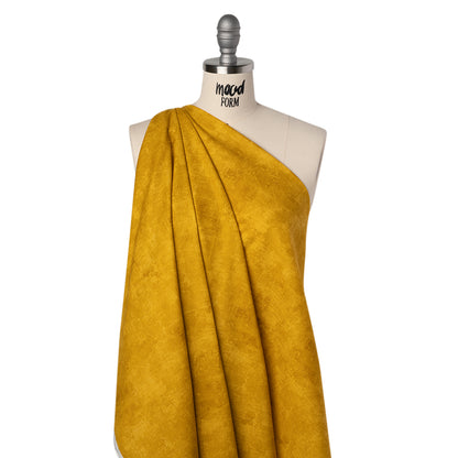 Printed Quilting Cotton by Northcott - Mustard Painterly Texture - Canvas Collection Folded