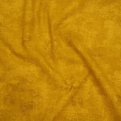 Printed Quilting Cotton by Northcott - Mustard Painterly Texture - Canvas Collection Drape