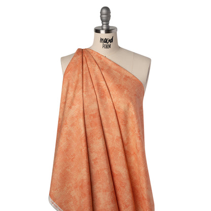 Printed Quilting Cotton by Northcott - Melon Painterly Texture - Canvas Collection Folded