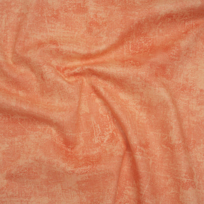 Printed Quilting Cotton by Northcott - Melon Painterly Texture - Canvas Collection Drape