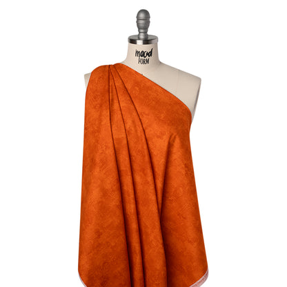 Printed Quilting Cotton by Northcott - Orange Peel Painterly Texture - Canvas Collection Folded