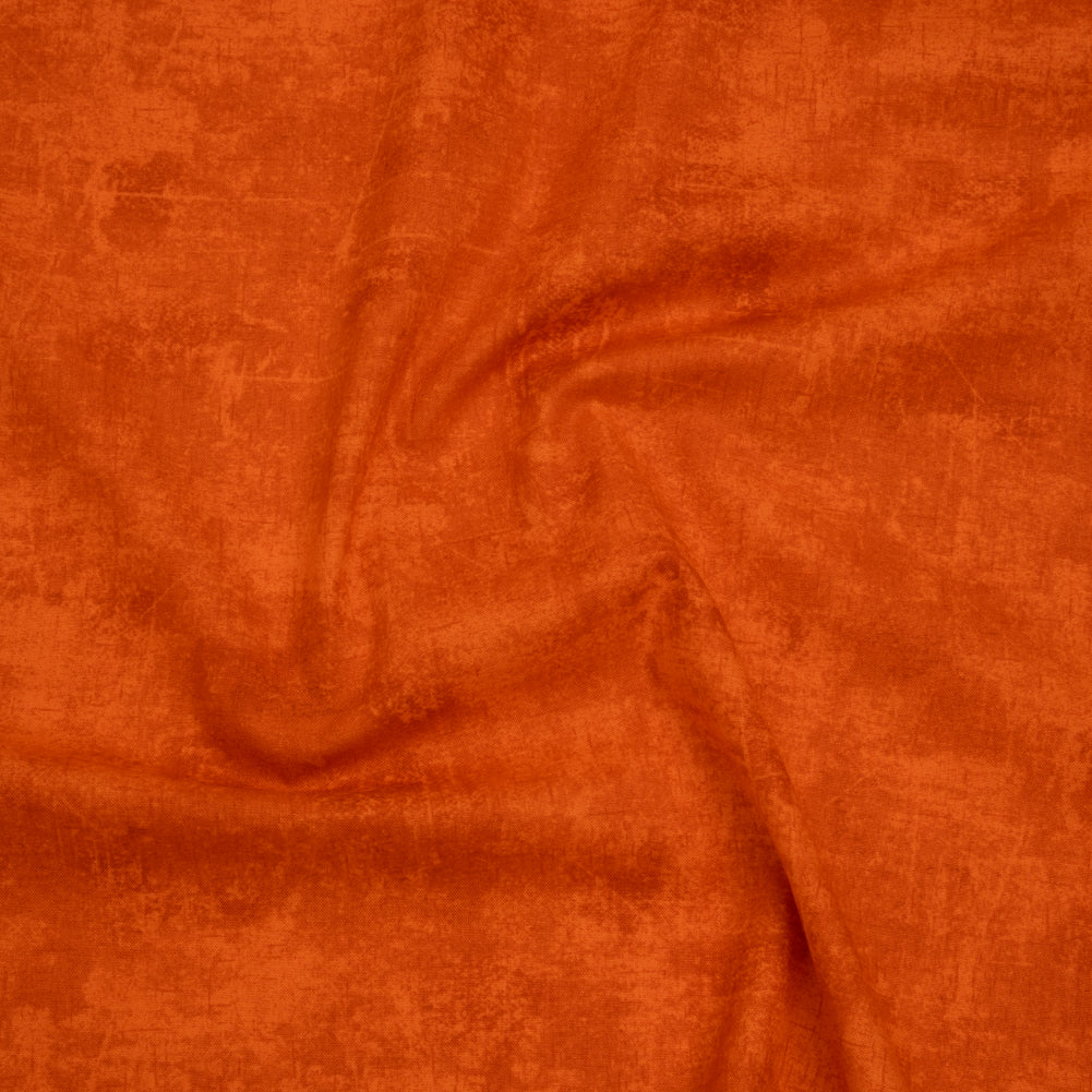 Printed Quilting Cotton by Northcott - Orange Peel Painterly Texture - Canvas Collection Drape