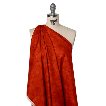 Printed Quilting Cotton by Northcott - Hot Sauce Painterly Texture - Canvas Collection Folded