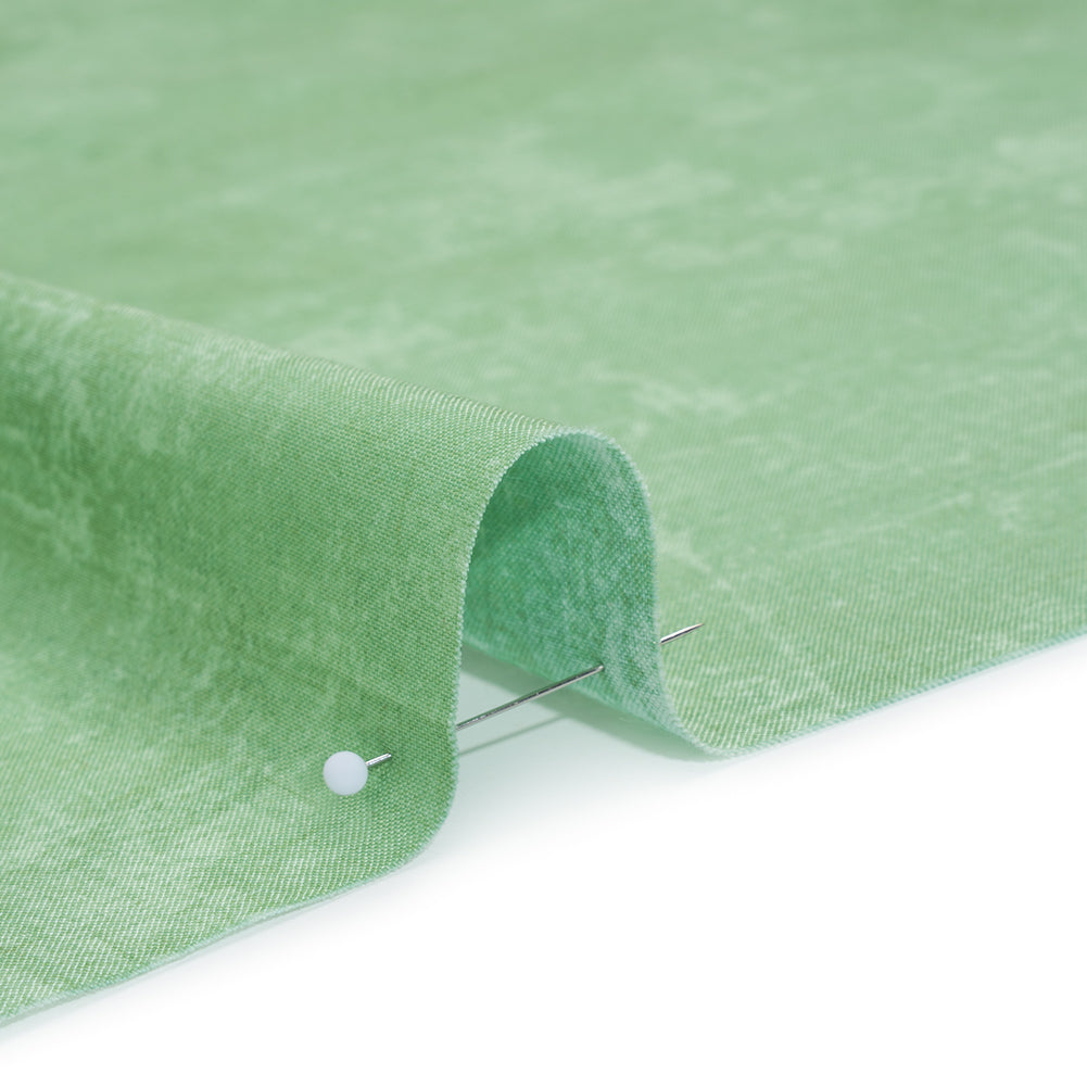 Printed Quilting Cotton by Northcott - Seafoam Painterly Texture - Canvas Collection