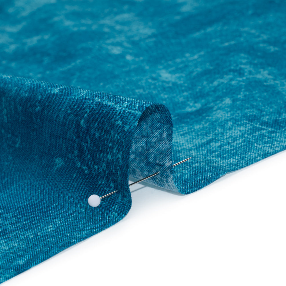 Printed Quilting Cotton by Northcott - Ocean Breeze Painterly Texture - Canvas Collection Full