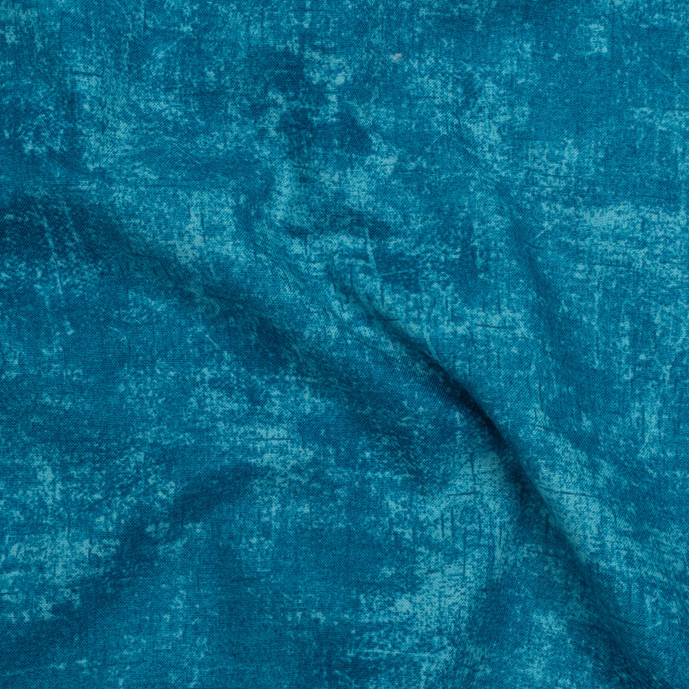 Printed Quilting Cotton by Northcott - Ocean Breeze Painterly Texture - Canvas Collection Drape