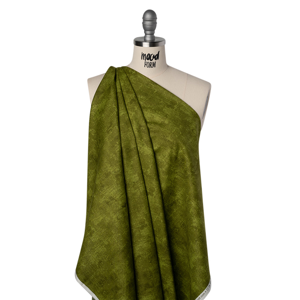 Printed Quilting Cotton by Northcott - Crocodile Painterly Texture - Canvas Collection - Folded